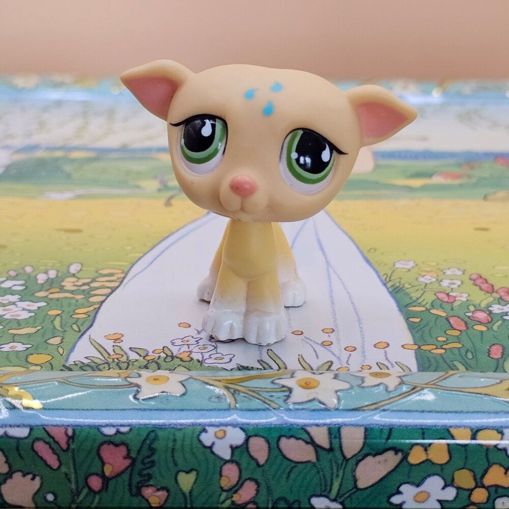 ♡ Littlest Pet Shop Gen 2 Greyhound Dog #875 LPS ♡